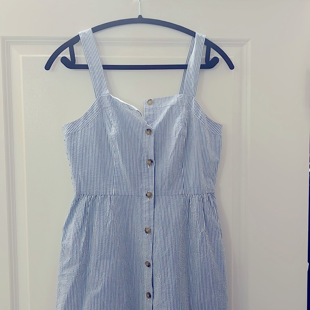 Jcrew Seersucker Dress
